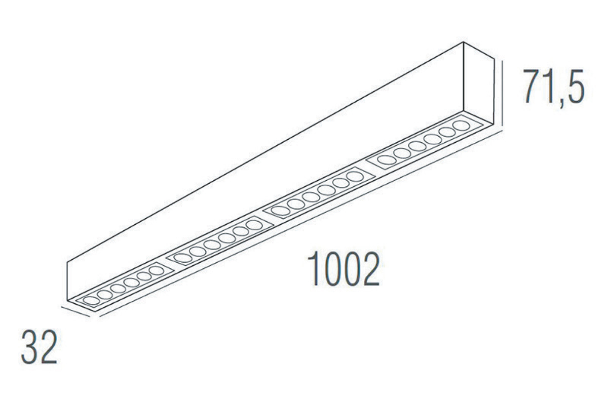 Потолочный светильник Donolux Eye-line DL18515C121B24.34.1000WW