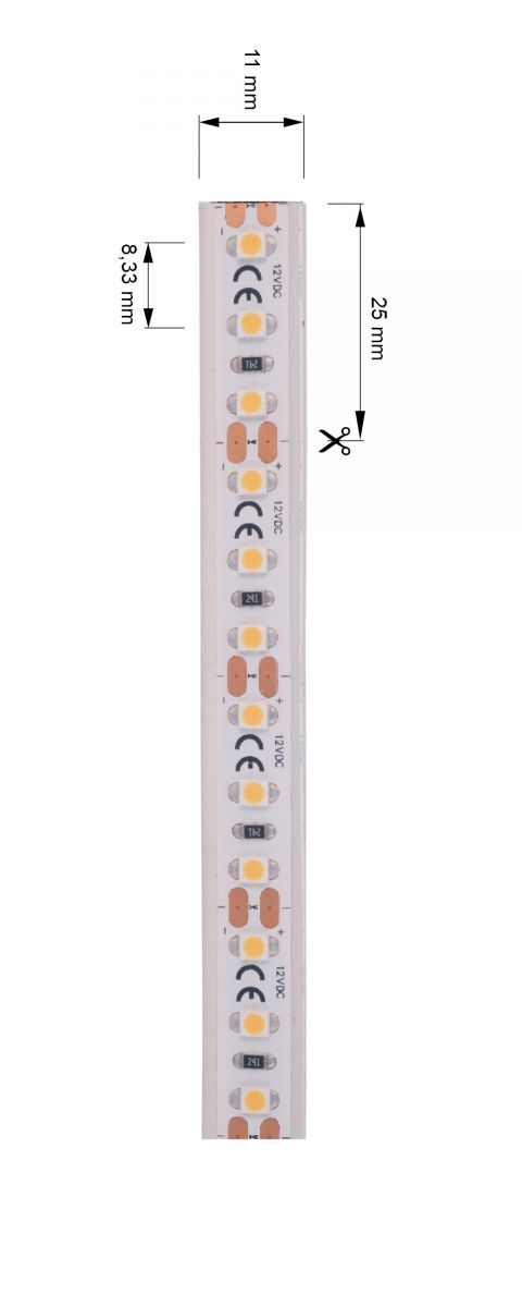 Светодиодная лента Deko-Light 12В 3528 32Вт 2700K 5м IP67 840172