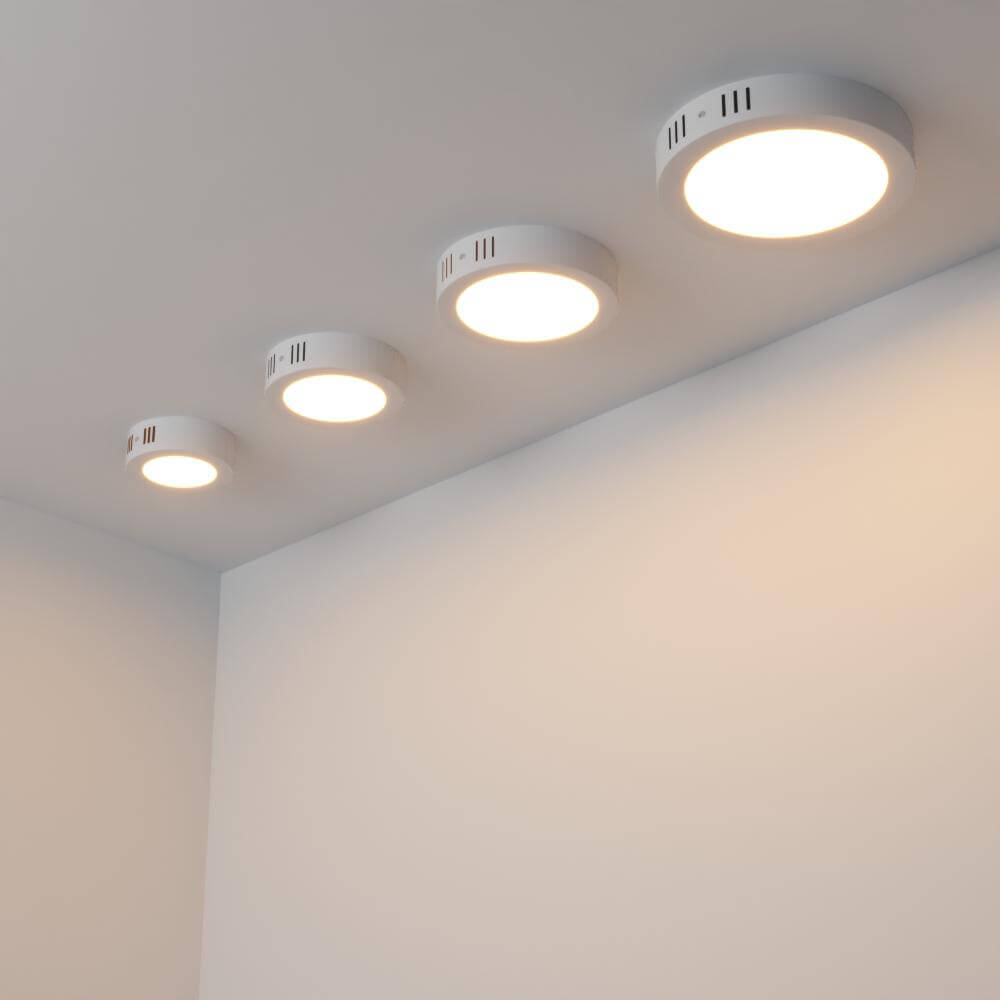 Потолочный светильник Arlight SP-R145-9W Warm White 019551