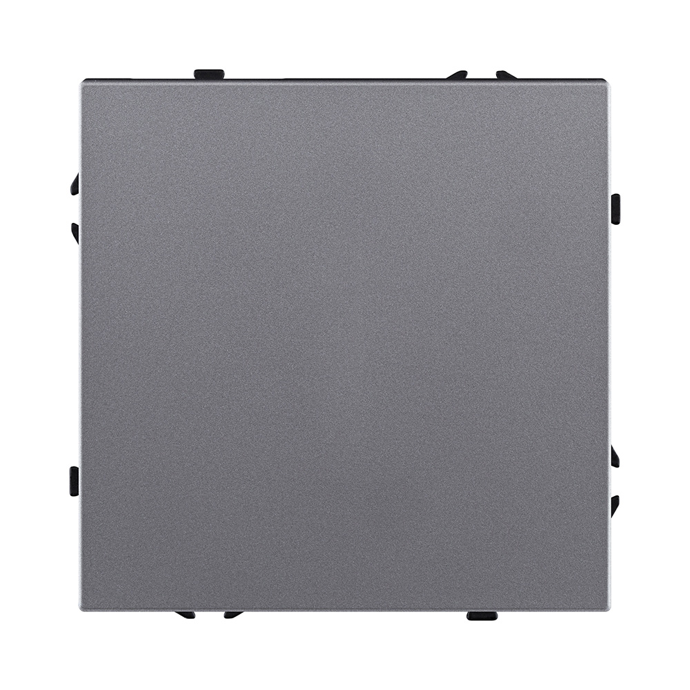 Выключатель кнопочный 1-клавишный 10А/250В, серый Kollinger Eclipse EC-006GY