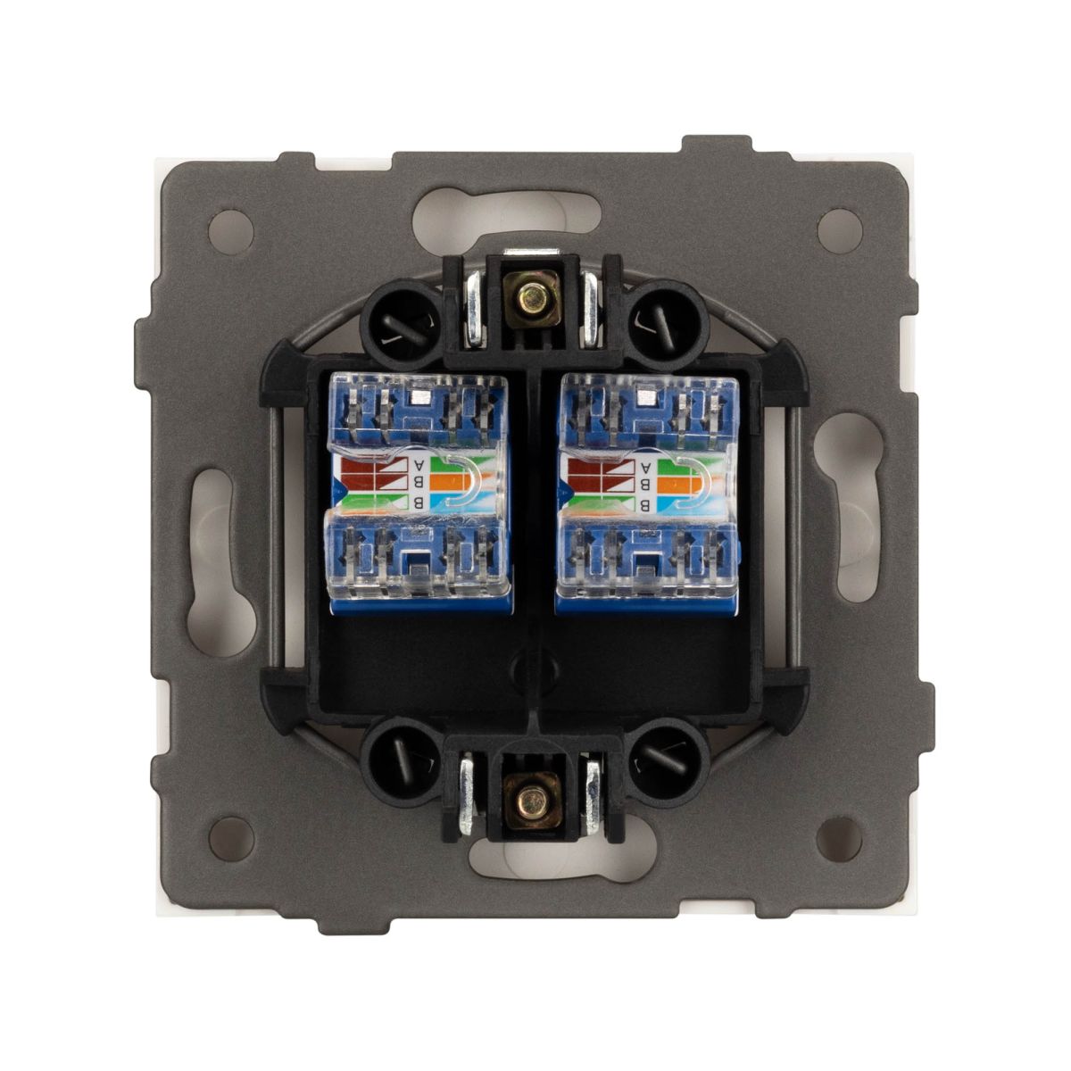 Механизм компьютерной розетки двойной SCT-TENDO-MPC2-SFPL-GD (RJ-45, CAT6) 054596