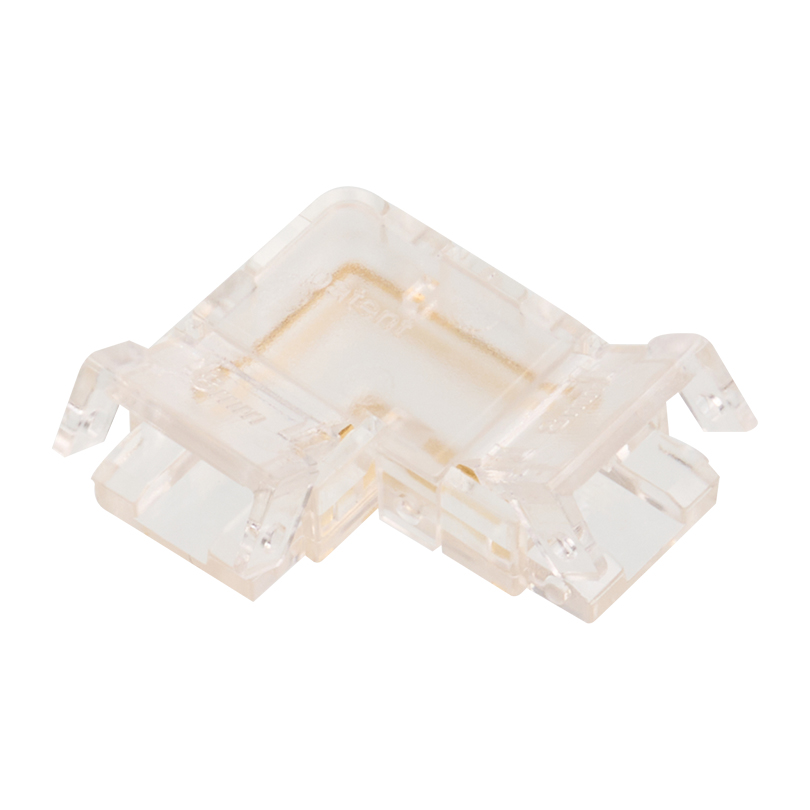 Коннектор угловой для ленты COB шириной 8мм, комплект 3шт WOLTA WLS-2PIN-COB-8MM-L