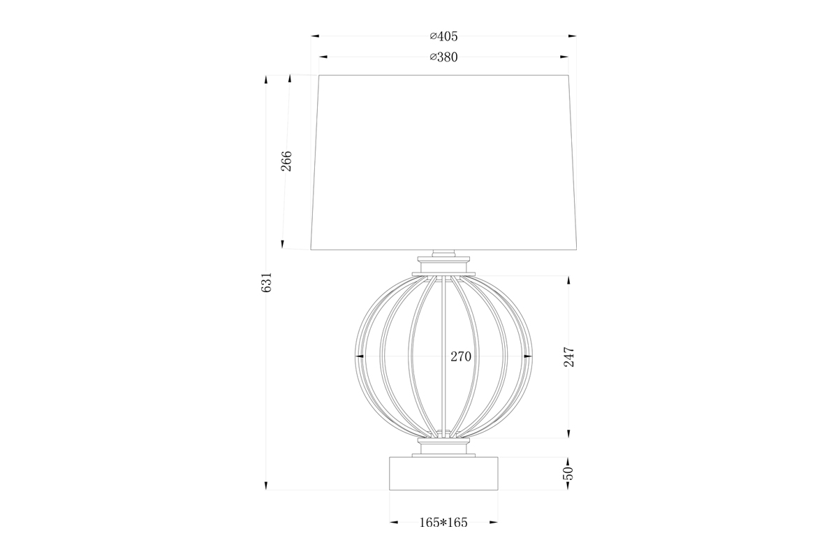 Настольная лампа Garda Decor 22-86949
