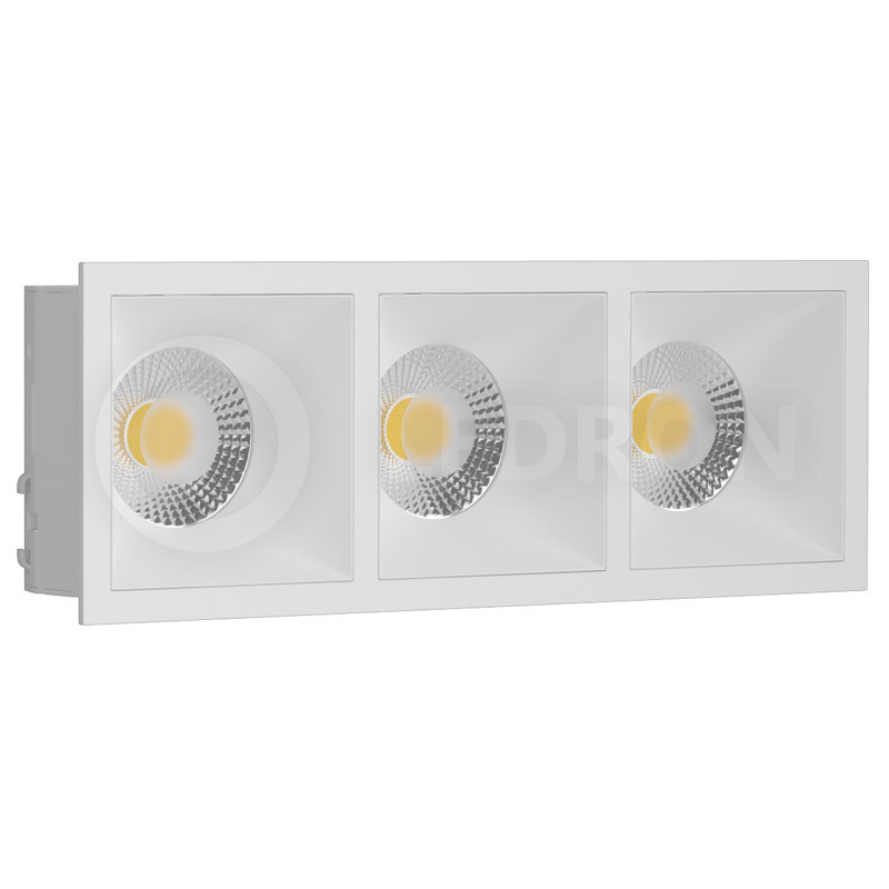 Встраиваемый светильник LeDron RISE KIT 3 White 00000014659