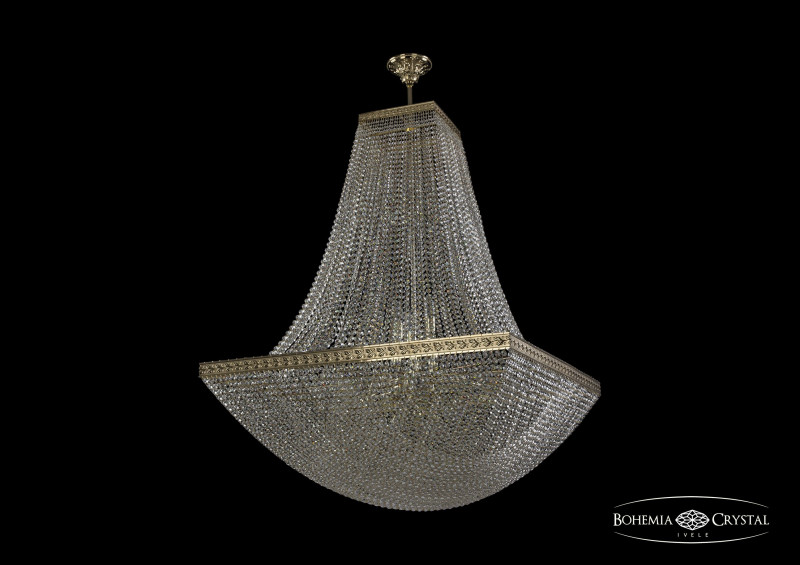 Люстра на штанге Bohemia Ivele Crystal 19322/H2/90IV G