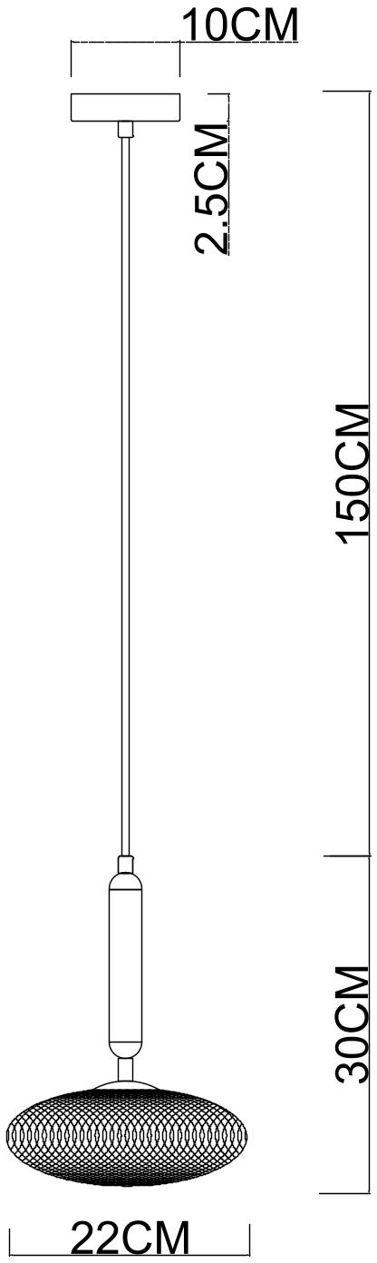 Подвесной светильник Divinare Okab 5006/04 SP-1