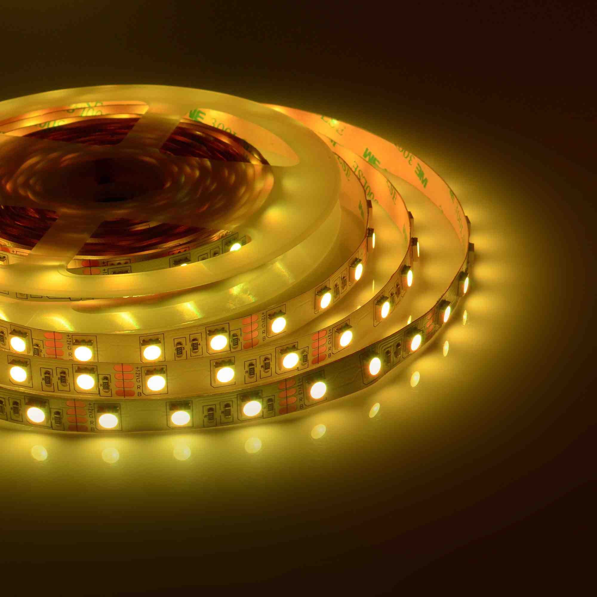 Светодиодная лента Apeyron 12В СТ 14,4Вт/м smd5050 60д/м IP20 5м RGB 17BL