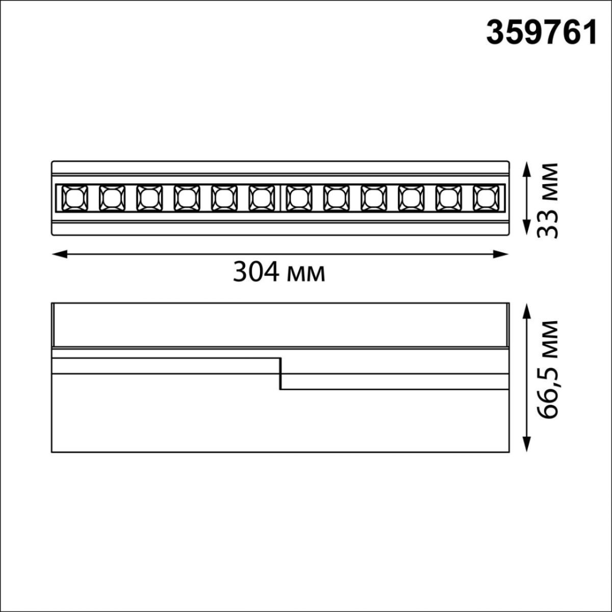 Накладной светильник с переключателем цв.температуры Novotech Over EOS 359761