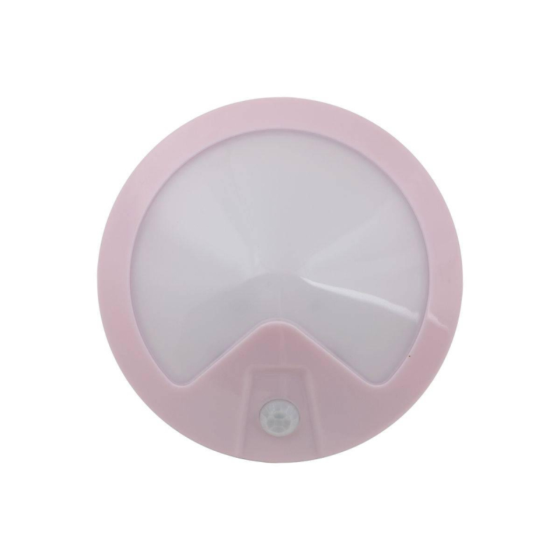 Накладной светодиодный светильник (07500) Uniel DTL-351 Алиот/Pink/3LED+Sensor/3AAA