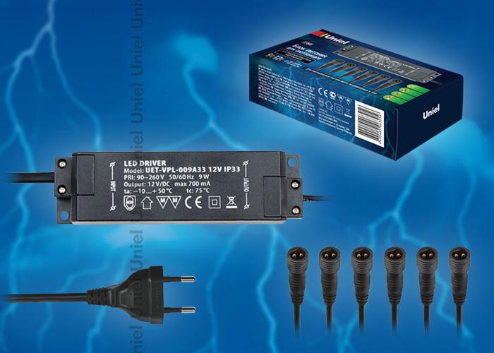 Блок питания (UL-00002433) Uniel 24V 200W IP20 8,4A UET-VAS-200B20