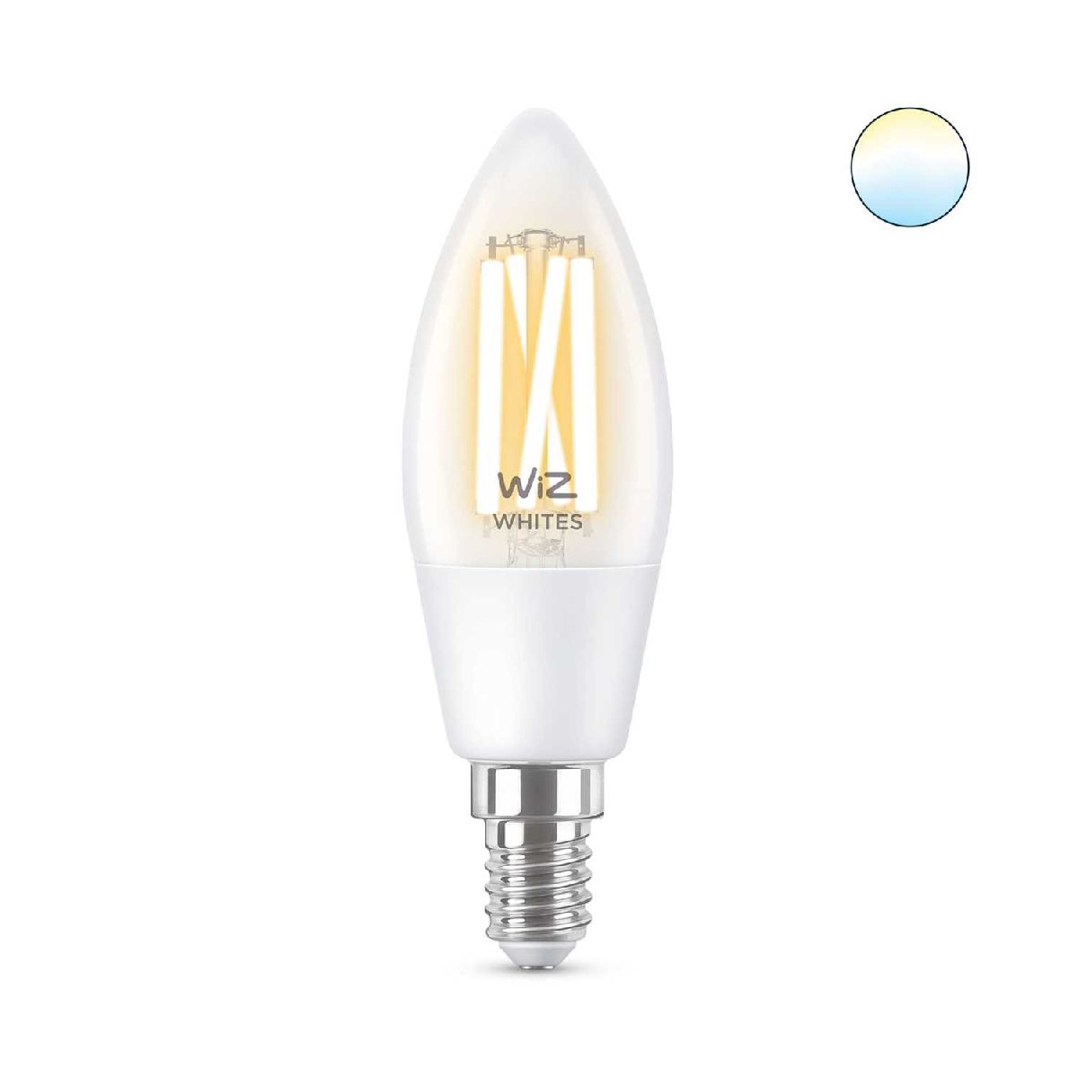 Умная светодиодная лампа Wiz Wi-Fi BLE40WC35 E14927-65CL1PF/6 E14 4,9W 2700/6500K 929003017601