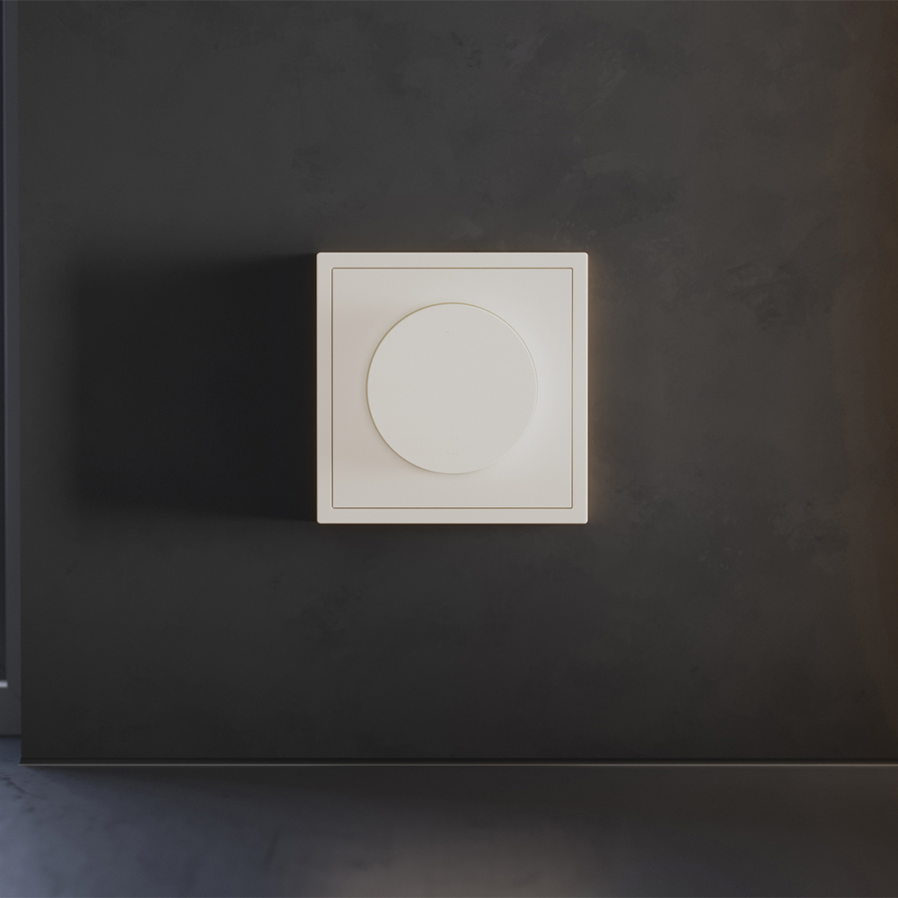 Накладка для светорегулятора поворотно-нажимного Voltum S70 (хлопок) VLS002013