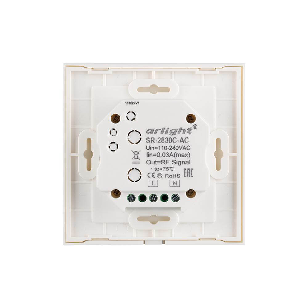 Панель Arlight Sens SR-2830C-AC-RF-IN White (220V,RGB+CCT,4зоны) 021035