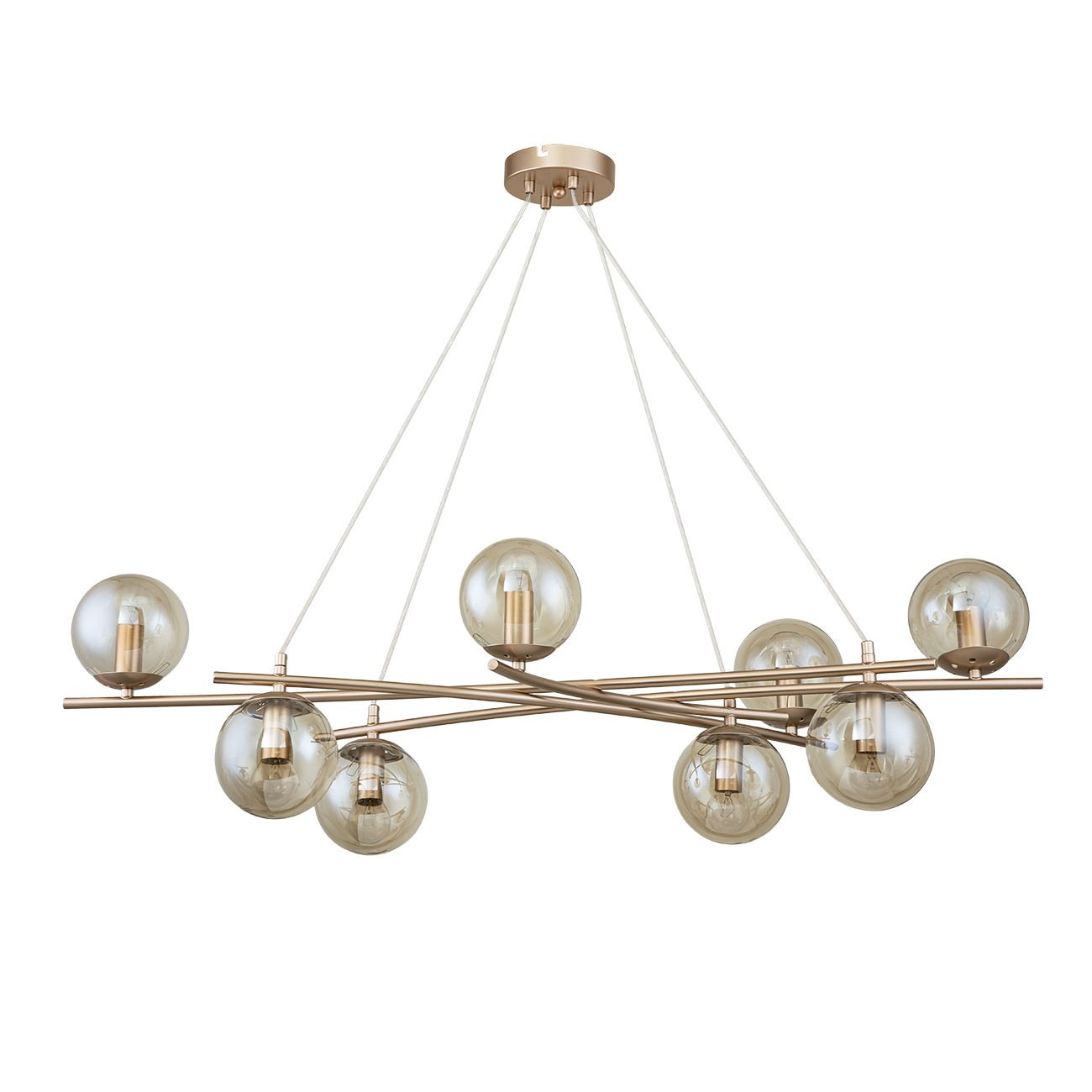 Подвесная люстра шар Escada Balance 1119/8S Gold