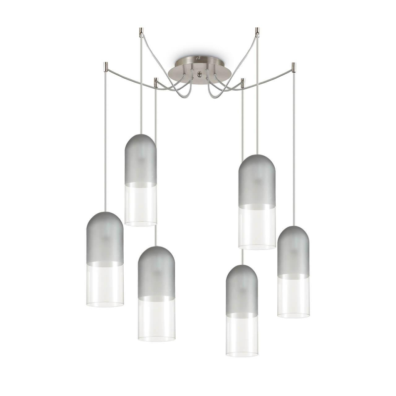 Подвесная люстра Ideal Lux Mild SP6 Grigio