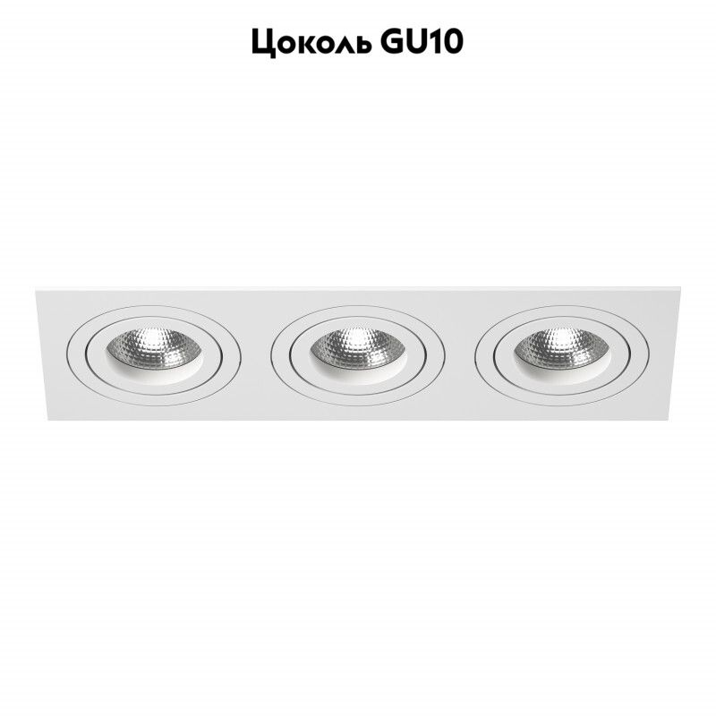 Встраиваемый светильник Lightstar INTERO 16 i536060606 (217536+217606+217606+217606)