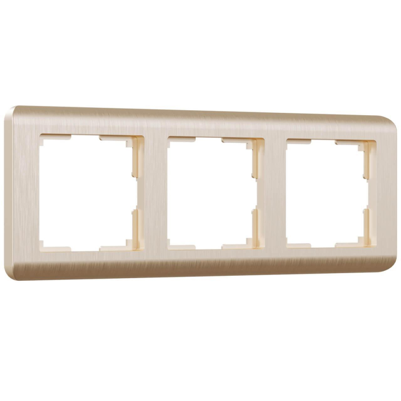 Рамка на 3 поста Werkel Stream шампань W0032111 4690389162305 УЦ