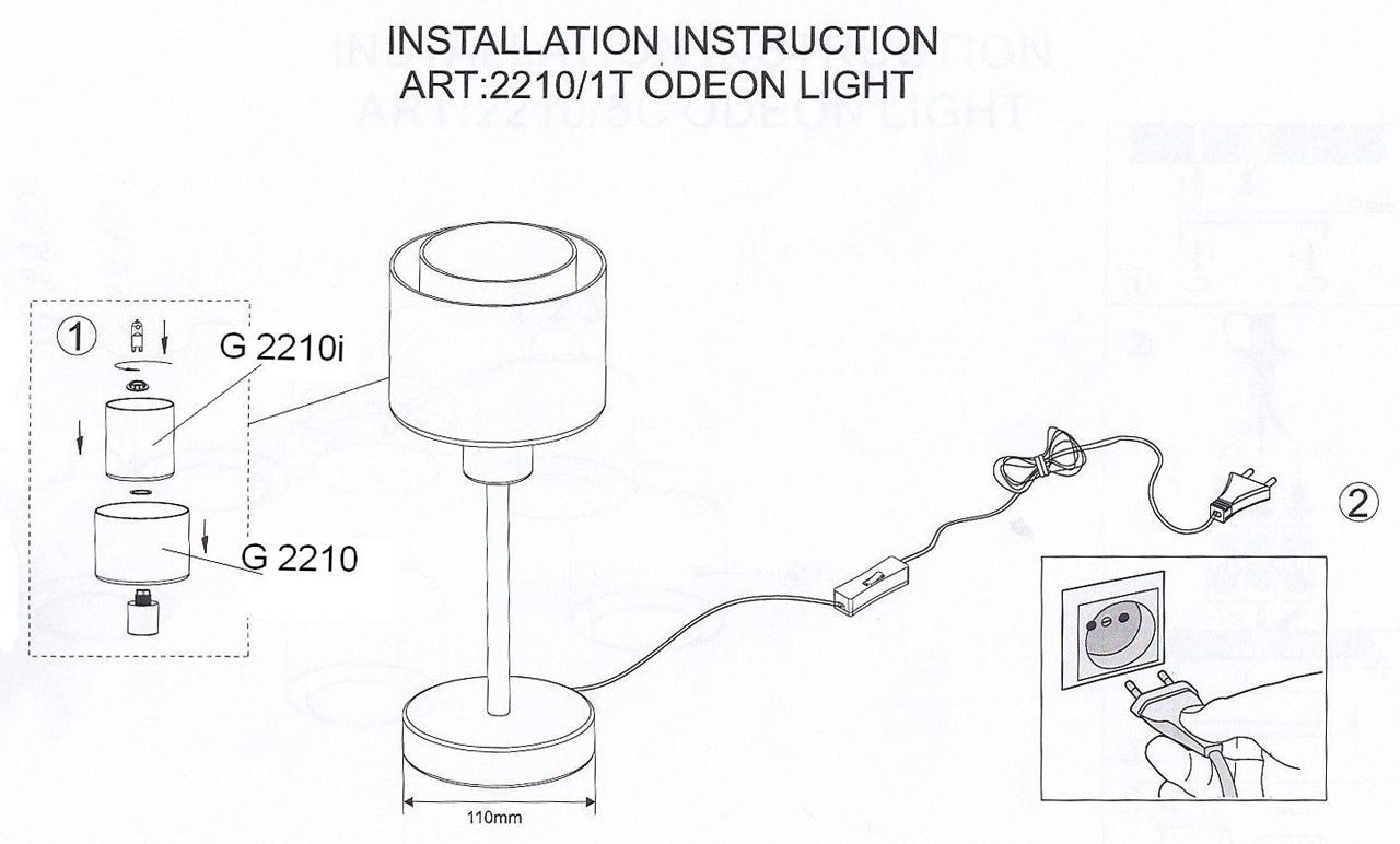 Настольная лампа Lumion Isko 2210/1T
