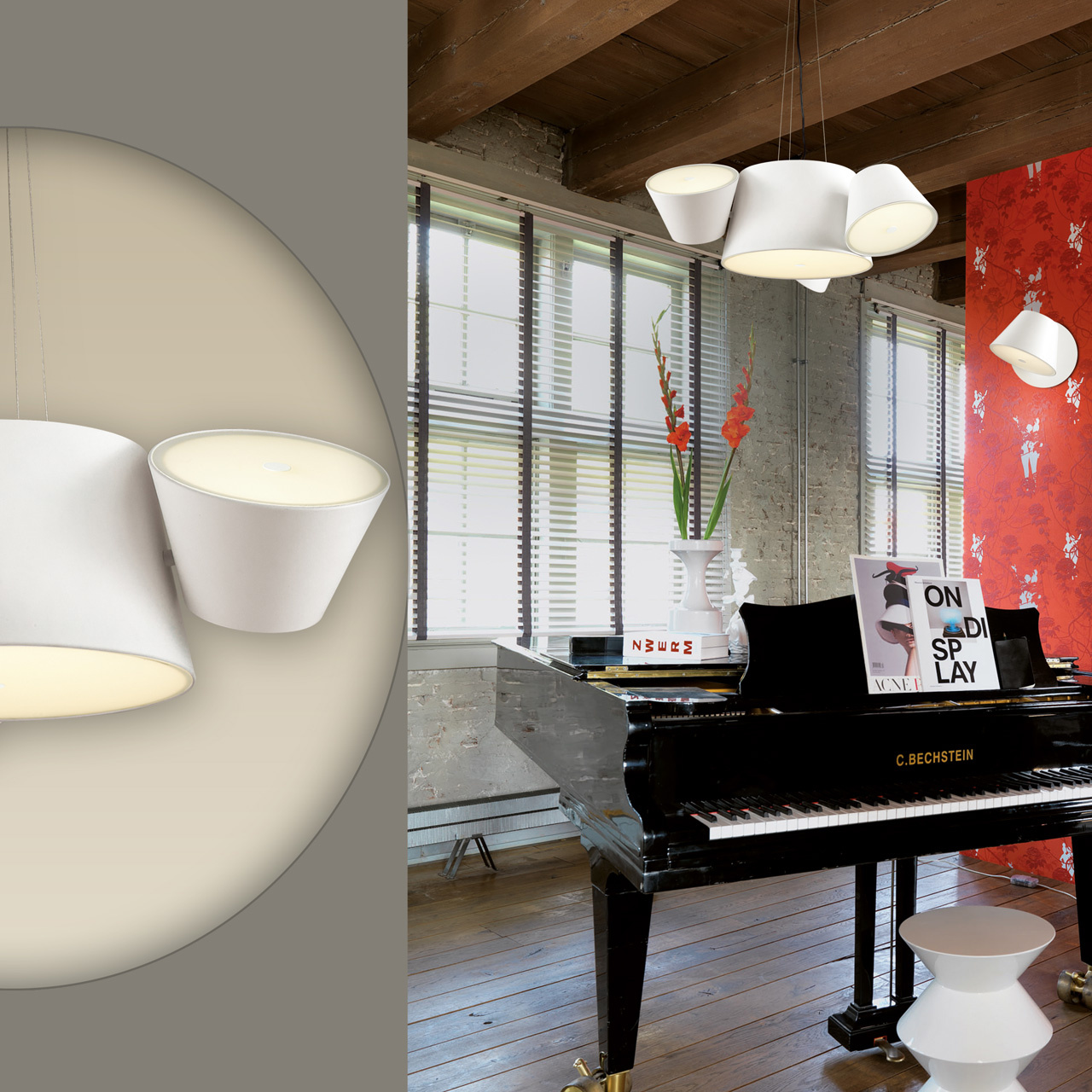 Подвесная люстра Odeon Light Charlie 3991/4