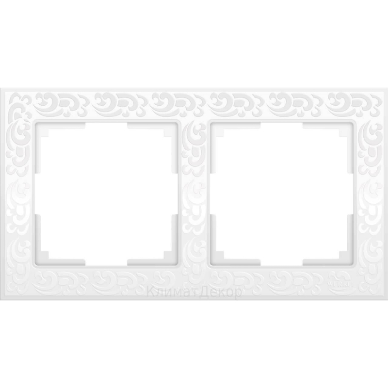 Рамка Werkel Flock на 2 поста слоновая кость WL05-Frame-02-ivory 4690389046919