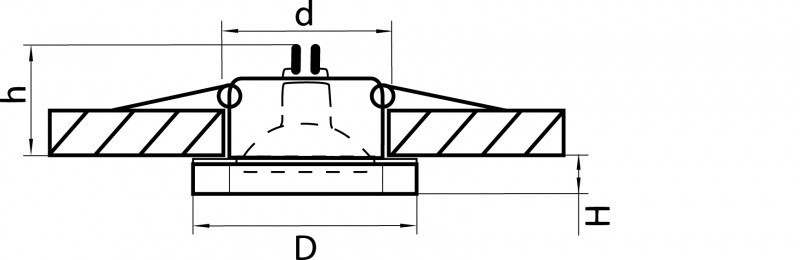 Встраиваемый светильник Lightstar Faceto Cr 006310