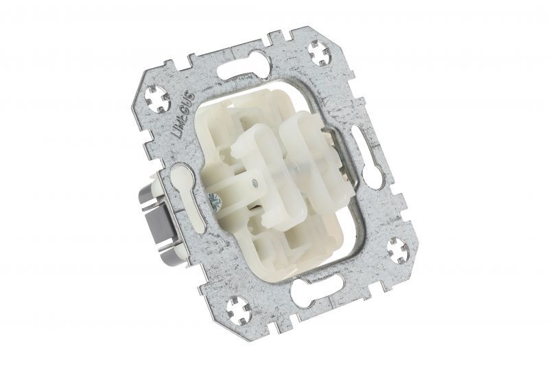 Переключатель двухклавишный Liregus Epsilon 28-010
