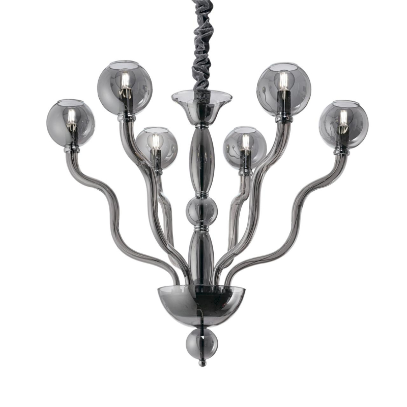 Подвесная люстра Ideal Lux Nettuno SP6 Fume 144771