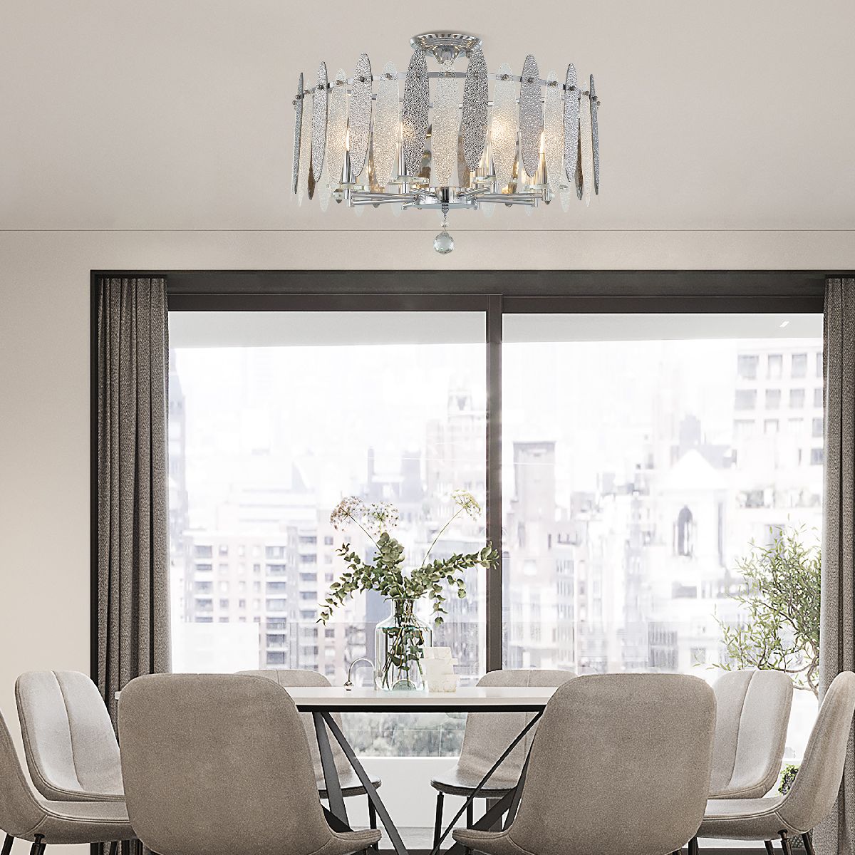 Потолочная люстра Arte Milano Sorrento 373309/8/80/570 CR