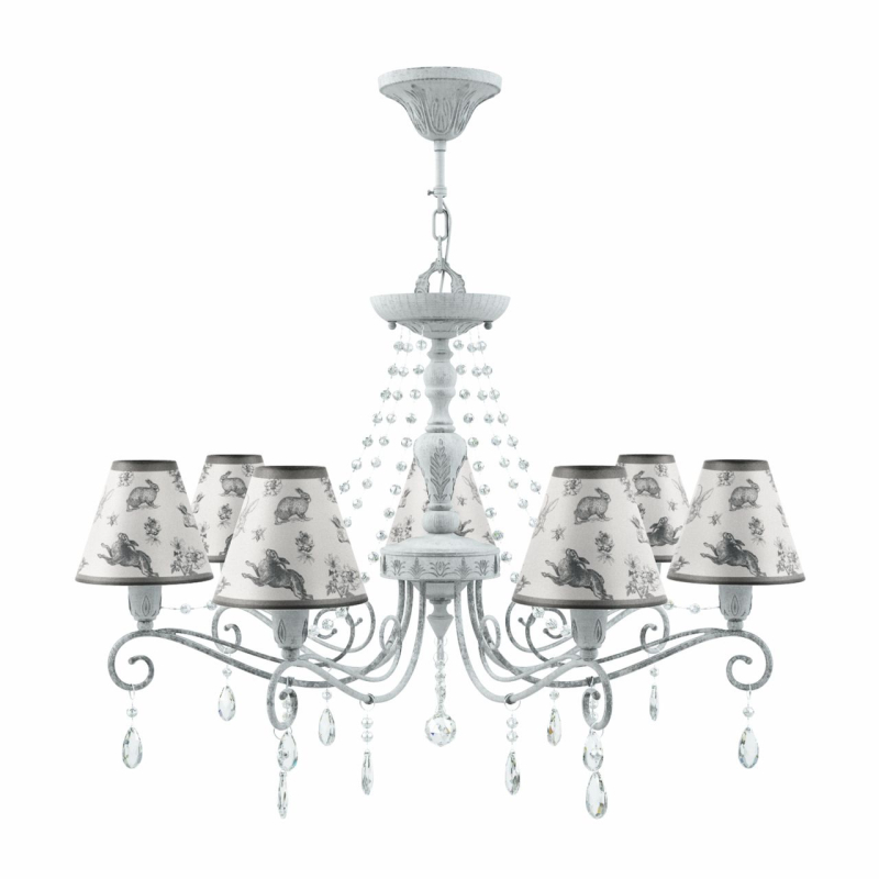 Подвесная люстра Lamp4you Provence E4-07-G-LMP-O-8-CRL-E4-07-TR-UP