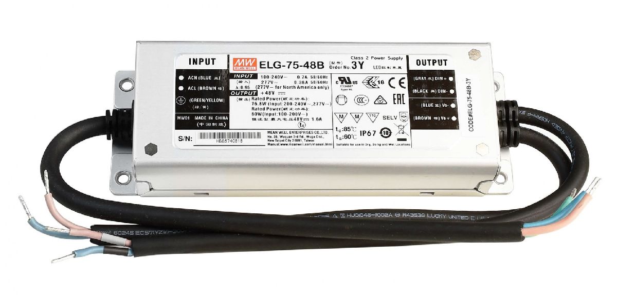 Блок питания Deko-Light Power supply 75Вт 100-305В IP67 872117