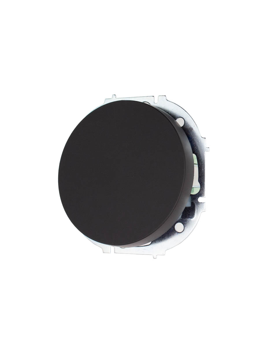 Выключатель чёрный бархат Lezard Osen 743-4288-100