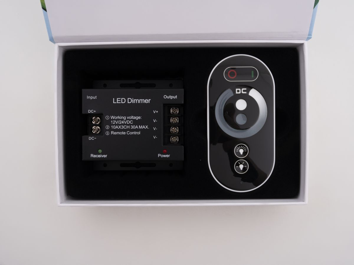 Контроллер одноцветный LEDS POWER T3 RF 30A сенсорный ПДУ 003931