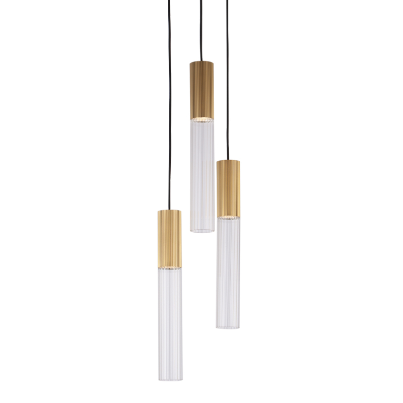 Подвесной светильник Delight Collection Flume MD2045-3A ant.brass