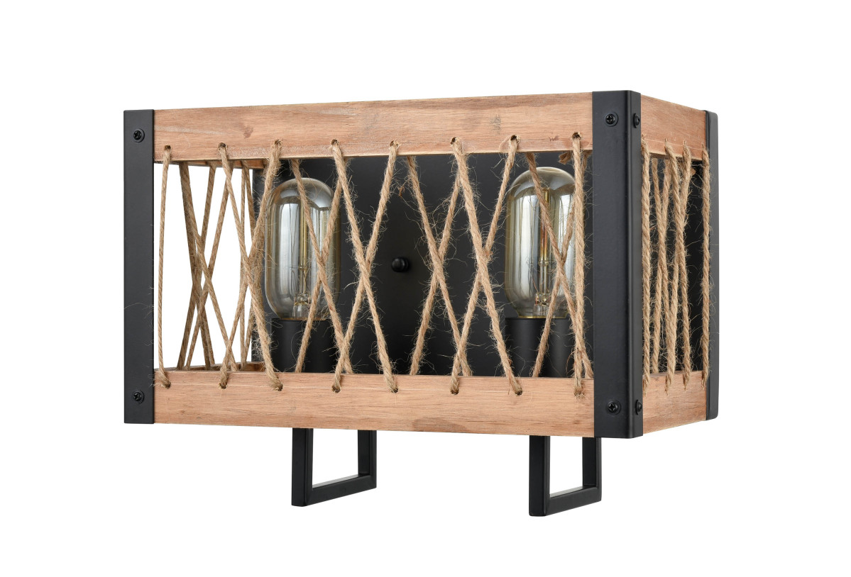 Бра деревянное из дерева Vele Luce Cubo VL6052W02