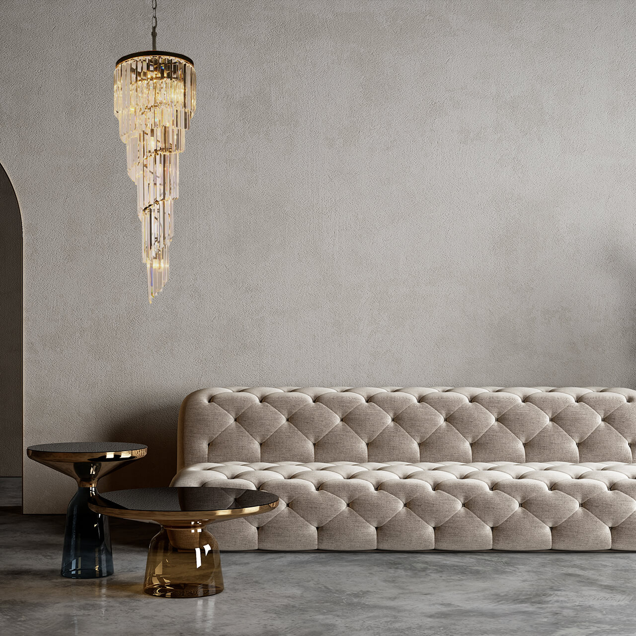 Каскадная люстра Divinare 3011/01 SP-11 в Москве