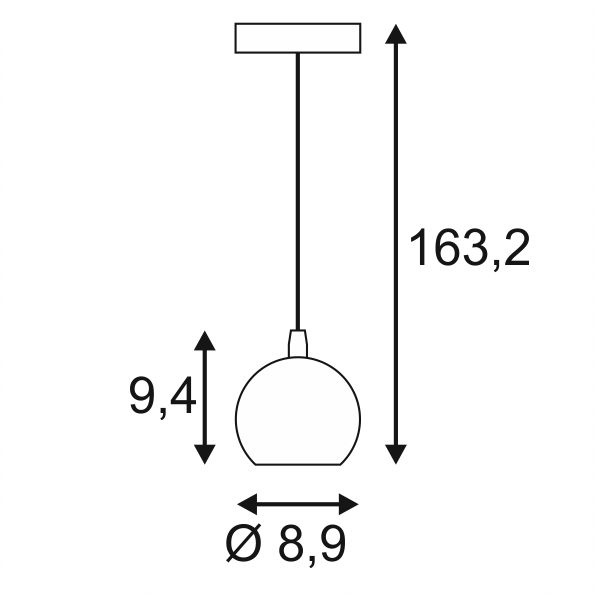 Подвесной светодиодный светильник SLV Light Eye Small 133490