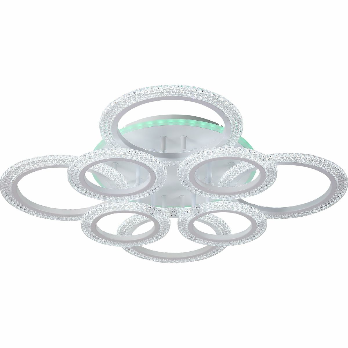 Потолочная люстра Reluce 08488-0.3-4+4CRGB WH(RGB)