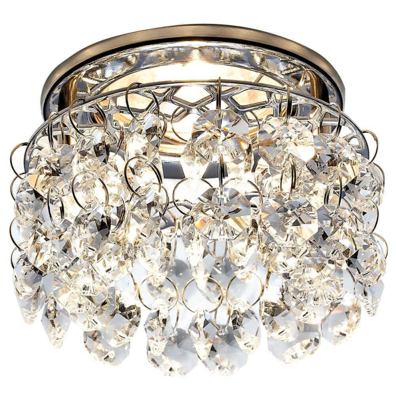 Встраиваемый светильник Ambrella Light Crystal K3221 CL/CH