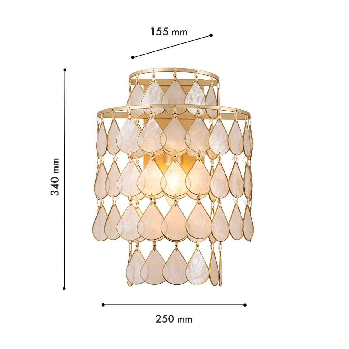 Настенный светильник Favourite Mollitia 4763-1W