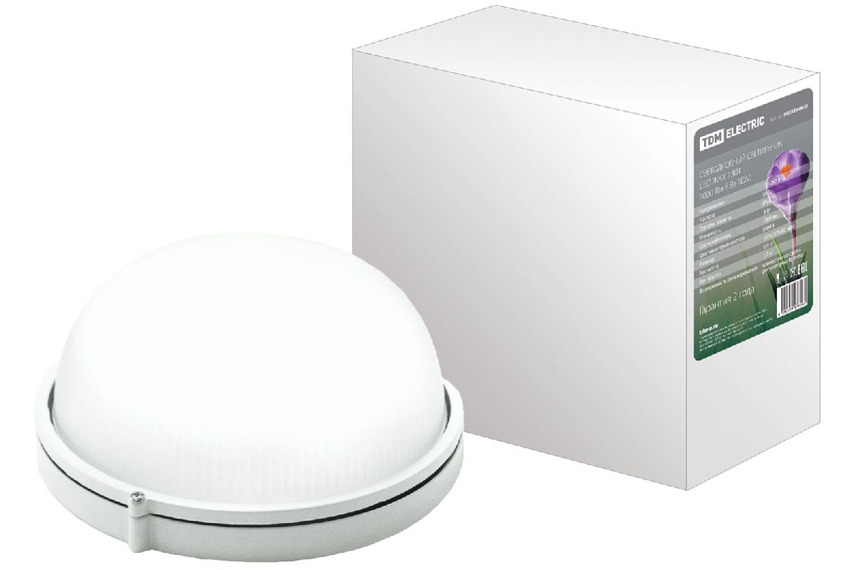 Настенно-потолочный светодиодный светильник TDM Electric LED ЖКХ 1301 SQ0329-0020