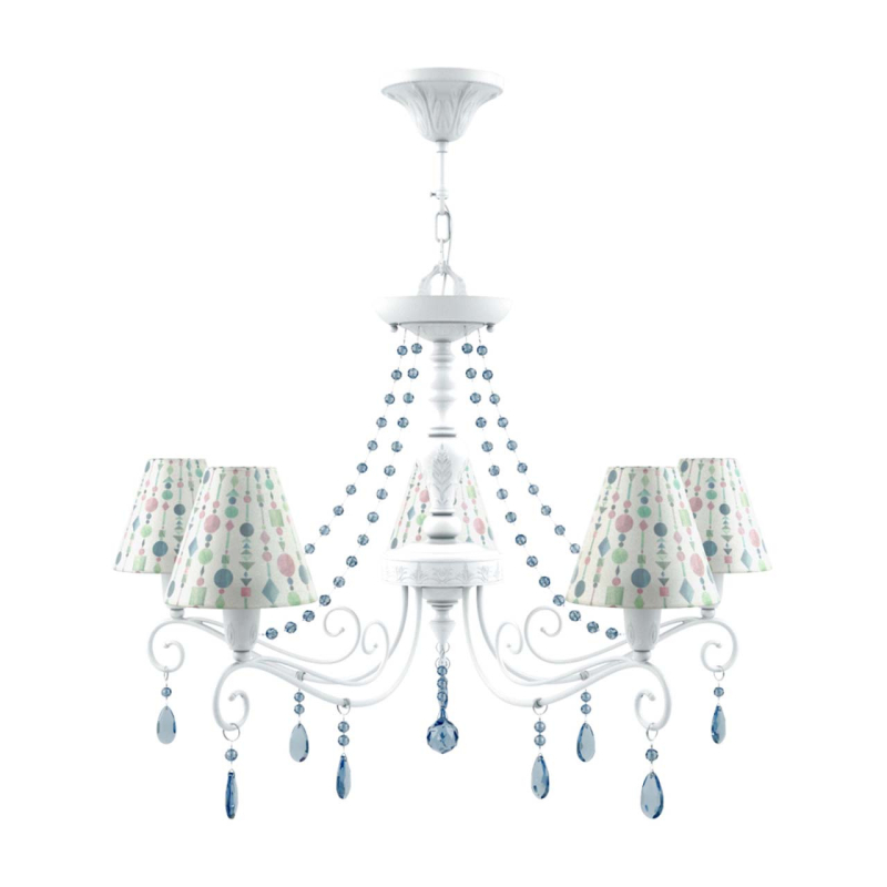 Подвесная люстра Lamp4you Provence E4-05-WM-LMP-O-17-CRL-E4-05-GB-UP
