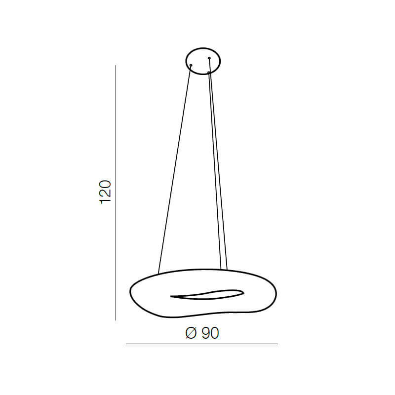 Подвесная люстра Azzardo Donut pendant 91 AZ2061