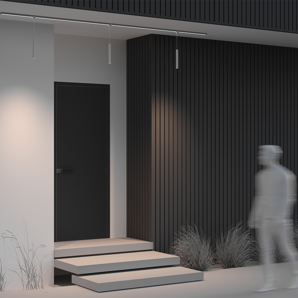 Уличный трековый светильник Maytoni Focus Led Elasity IP O-TR01-1-P-8WW3K