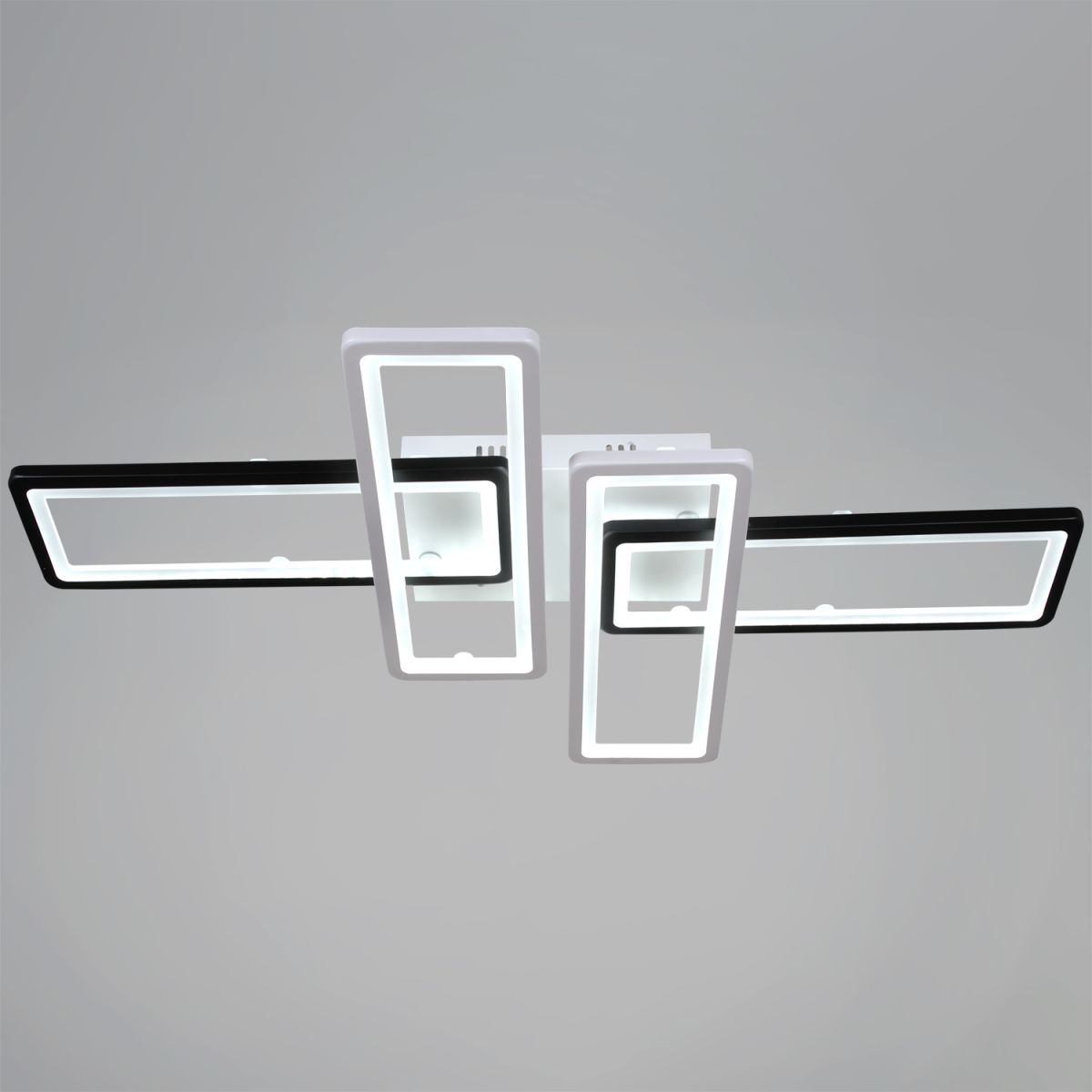 Потолочный светильник прямоугольный Reluce 03629-0.3-04A WH+BK