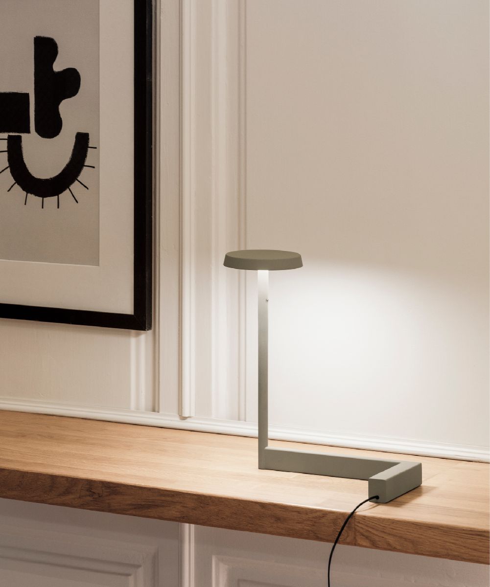 Настольная лампа DeLight Collection Vibia Flat 5970 Terra red 597037/15