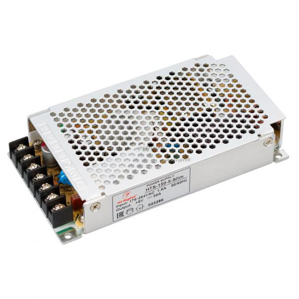 Блок питания Arlight HTS-150-5-Slim (5V, 30A, 150W) 023286