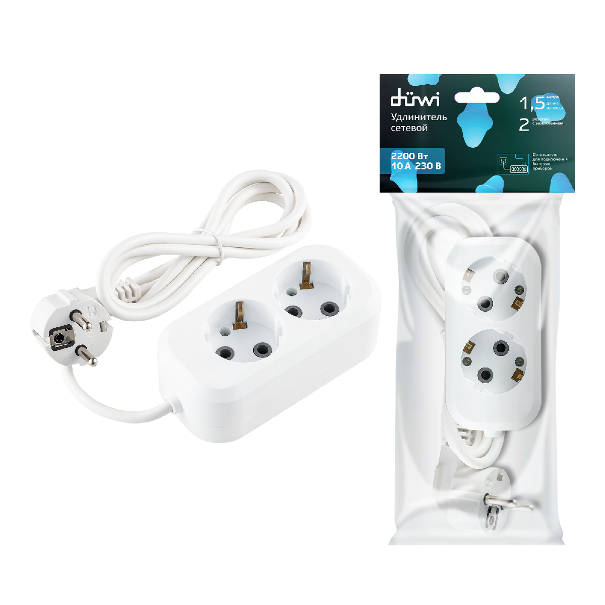 Удлинитель бытовой Duwi 28616 5