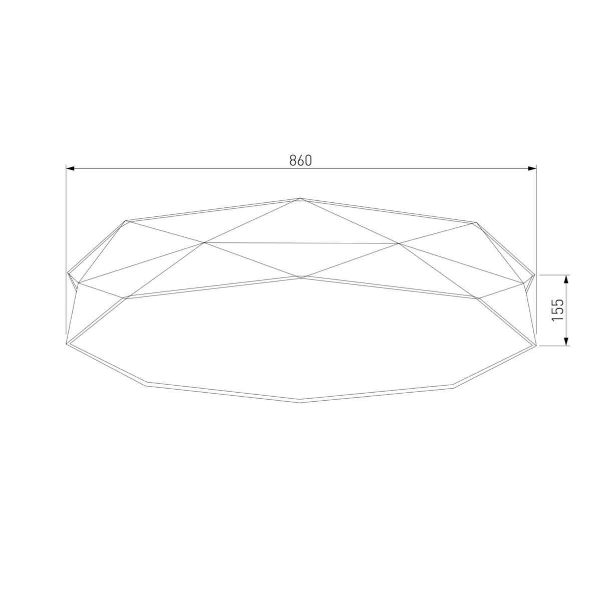 Потолочная люстра TK Lighting 4223 Kantoor Graphite