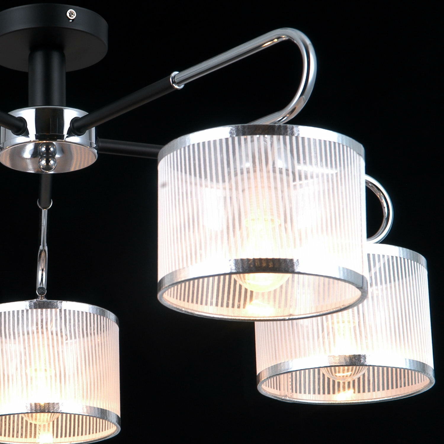 Люстра на штанге Illumico IL0384-5CSQ-79 CR BK