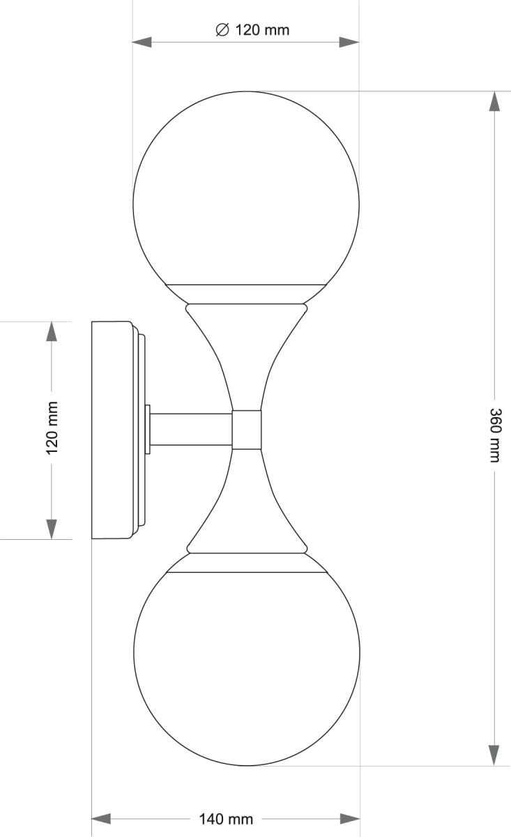 Бра Kutek Bari BAR-K-2 (ZM)